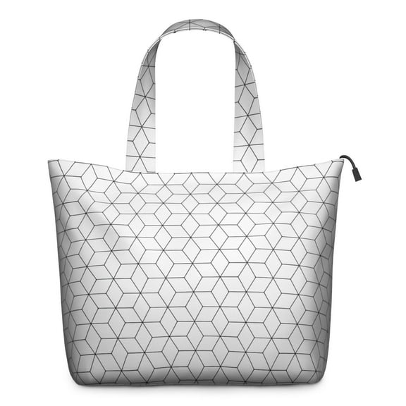 Black White Checkerboard Checkered Pattern Travel Tote Bags for Women Carry On,Large Weekender Bags for Women Travel,Multi Functional Duffle Bag for Work,Shopping,Sports