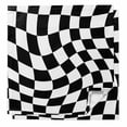 thumbnail image 1 of Black and White Checkered Cloth Napkins Washable Set of 2, Modern Irregular Geometric Reusable Dinner Table Napkins Cloth Bulk for Weddings Kitchen Restaurants Hotel Events Parties 20 x 20 Inch, 1 of 9