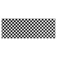thumbnail image 1 of Black and White Checkered Pattern Kitchen Rug Mat,Kitchen Runner Rugs Non Skid Washable,Decorative Kitchen Floor Mats for Kitchen,Sink,Laundry,17"X47", 1 of 5