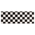 thumbnail image 1 of Black and White Checkered Pattern Kitchen Rug Mat,Kitchen Runner Rugs Non Skid Washable,Decorative Kitchen Floor Mats for Kitchen,Sink,Laundry,17"X47", 1 of 5