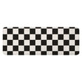 thumbnail image 1 of Black and White Checkered Pattern Kitchen Rug Mat,Kitchen Runner Rugs Non Skid Washable,Decorative Kitchen Floor Mats for Kitchen,Sink,Laundry,17"x47.2", 1 of 7