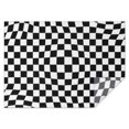 thumbnail image 1 of Black and White Checkered Pattern Rectangle Tablecloth 60"x84",Waterproof Polyester Rectangle Table Cloth, Wipeable Spillproof Polyester Tablecloth for Dining, Camping, Indoor and Outdoor, 1 of 5
