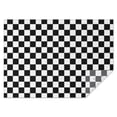 thumbnail image 1 of Black and White Checkered Pattern Rectangle Tablecloth 60"x84",Waterproof Polyester Rectangle Table Cloth, Wipeable Spillproof Polyester Tablecloth for Dining, Camping, Indoor and Outdoor, 1 of 5