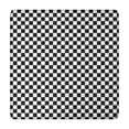 thumbnail image 1 of Black and White Checkered Pattern Square Fitted Tablecloth with Elastic Edge,Square Table Cover,Washable Elastic Table Cover for Home Kitchen Party Decor 34"x34", 1 of 6