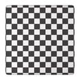thumbnail image 1 of Black and White Checkered Pattern Square Fitted Tablecloth with Elastic Edge,Square Table Cover,Washable Elastic Table Cover for Home Kitchen Party Decor 36"x36", 1 of 6