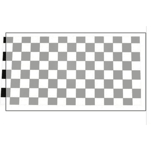 Black White Checkered Race Advertising Vinyl Decal Bumper Sticker 3.75"x7.5"