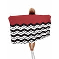 thumbnail image 1 of Black White Chevron Beach Towels Oversized Super Absorbent, Geometric Red Sea Wavy Striped Lightweight Bath Towel Quick Dry Sets For Bathroom/Pool/Rv Camping/Beach Play/Gym Room/Picnic 35"x70", 1 of 8