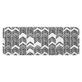 thumbnail image 1 of Black and White Chevron Pattern Kitchen Rug Mat,Kitchen Runner Rugs Non Skid Washable,Decorative Kitchen Floor Mats for Kitchen,Sink,Laundry,17"x47.2", 1 of 7
