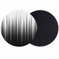 thumbnail image 1 of Black White Coasters Set of 2, Absorbent Coasters for Drinks, Modern Geometric Abstract Gradient Striped Coaster for Desk Coffee Table Protection, Home Decor House Warming Gifts 4", 1 of 8
