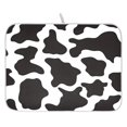 thumbnail image 1 of Black White Cow Print Pattern Drying Dish Mat Quick Drying Absorbent Soft Durable for Kitchen 18" x 24", 1 of 10