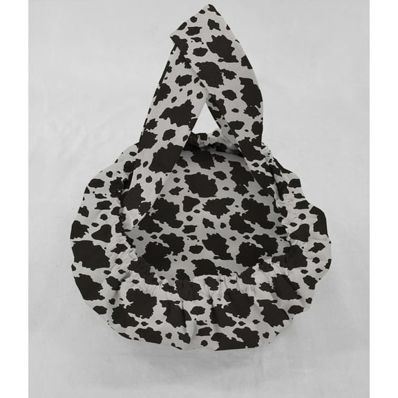 Black & White Cow Spots Casserole Baking Pan or Pie Plate Cozy and Carrier by Penny's Needful Things (Pie Plate/Small Casserole Carrier)