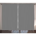 thumbnail image 1 of Ambesonne Black and White Curtains 2 Panel Set, Classic Zigzags, 108" x 63", Black White, 1 of 3