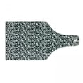 thumbnail image 1 of Black and White Cutting Board, Circular Pattern Monochrome Dots with Bullseye Design Abstract Modern Art, Tempered Glass Cutting and Serving Board, Wine Bottle Shape, Black White, by Ambesonne, 1 of 1