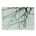 thumbnail image 1 of Black and White Cutting Board, Macro Leafless Winter Tree Branches Idyllic Twigs of Oak Nature Print, Decorative Tempered Glass Cutting and Serving Board, Small Size, Black and White, by Ambesonne, 1 of 5