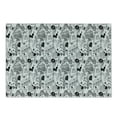 thumbnail image 1 of Black and White Cutting Board, Punk Teenage Pattern Cassette Keyboard Ghost Heart and Boombox Doodle, Decorative Tempered Glass Cutting and Serving Board, Small Size, Black White, by Ambesonne, 1 of 1