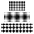thumbnail image 1 of Black White Diamond Checkered Pattern Kitchen Rugs Sets Of 3,Kitchen Runner Rugs Non Skid Washable,Decorative Kitchen Floor Mats for Kitchen,Sink,Laundry,17"x30"+ 17"x47" + 17"x59", 1 of 6