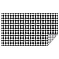 thumbnail image 1 of Black White Diamond Checkered Pattern Rectangle Tablecloth 60"x102",Waterproof Polyester Rectangle Table Cloth, Wipeable Spillproof Polyester Tablecloth for Dining, Camping, Indoor and Outdoor, 1 of 6