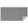 thumbnail image 1 of Black White Diamond Checkered Pattern Rectangle Tablecloth 60"x120",Waterproof Polyester Rectangle Table Cloth, Wipeable Spillproof Polyester Tablecloth for Dining, Camping, Indoor and Outdoor, 1 of 6