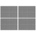 thumbnail image 1 of Black White Diamond Checkered Pattern Summer Placemats Table Placemats Set Of 4-Linen Kitchen Washable Placemats Table Mats 11.8"x17.7" Non-Slip Heat Resistant, 1 of 6