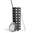 thumbnail image 1 of Black & White Dots Skinny Tumbler 20oz - Double Wall Vacuum Insulated Tumbler- Insulated Travel Coffee Mug, 1 of 7
