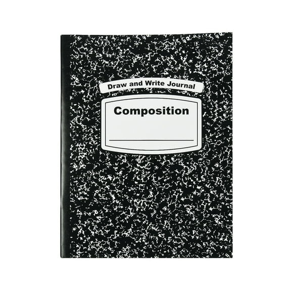 Black & White Draw & Write Journal - Party Favors - 24 Pieces