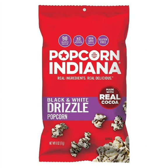 Black & White Drizzle Popcorn Black & White Drizzled 6.0oz
