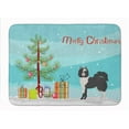 thumbnail image 1 of Black & White Elo Dog Christmas Tree Machine Washable Memory Foam Mat, 1 of 1