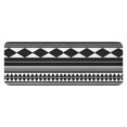 thumbnail image 1 of Black White Ethnic Pattern Kitchen Rug Mat,Kitchen Runner Rugs Non Skid Washable,Decorative Kitchen Floor Mats for Kitchen,Sink,Laundry,17"x47.2", 1 of 7
