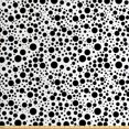 thumbnail image 1 of Ambesonne Black and White Fabric by the Yard Upholstery, Big Small Dots, 2 Yards, Black White, 1 of 4