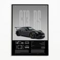 thumbnail image 1 of Black & White Famous Cars Posters Classic Car Photography Print Man Cave Canvas Painting Wall Art Pictures for Home Decoration, 1 of 9