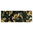 thumbnail image 1 of Black White Flower Sunflower Pattern Kitchen Rug Mat,Kitchen Runner Rugs Non Skid Washable,Decorative Kitchen Floor Mats for Kitchen,Sink,Laundry,17"X47", 1 of 5