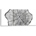 thumbnail image 1 of Black and White Framed Canvas Print Tree Rings Wall Art Set of 3 Modern Abstract Forest Tree Wood Ring Wall Decor Nature Floral Illustration Art Minimalism Decorative for Bedroom Office 12"x16", 1 of 1