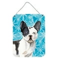 thumbnail image 1 of Black White French Bulldog Winter Wall or Door Hanging Prints, 1 of 2