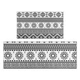 thumbnail image 1 of Black and White Geometric Boho Pattern Kitchen Rugs Sets Of 2,Anti Fatigue Kitchen Mat Rugs Non Slip Washable,Decorative Kitchen Floor Mats for Kitchen,Sink,Laundry,17"x30"+17"x47", 1 of 7