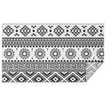 thumbnail image 1 of Black and White Geometric Boho Pattern Rectangle Tablecloth 60"x102",Waterproof Polyester Rectangle Table Cloth, Wipeable Spillproof Polyester Tablecloth for Dining, Camping, Indoor and Outdoor, 1 of 5