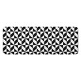 thumbnail image 1 of Black White Geometric Checkered Pattern Kitchen Rug Mat,Kitchen Runner Rugs Non Skid Washable,Decorative Kitchen Floor Mats for Kitchen,Sink,Laundry,17"x47.2", 1 of 7