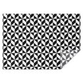 thumbnail image 1 of Black White Geometric Checkered Pattern Rectangle Tablecloth 60"x84",Waterproof Polyester Rectangle Table Cloth, Wipeable Spillproof Polyester Tablecloth for Dining, Camping, Indoor and Outdoor, 1 of 5