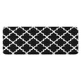 thumbnail image 1 of Black and White Geometric Lattice Pattern Kitchen Rug Mat,Kitchen Runner Rugs Non Skid Washable,Decorative Kitchen Floor Mats for Kitchen,Sink,Laundry,17"x47.2", 1 of 7