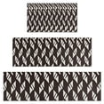 thumbnail image 1 of Black White Geometric Pattern Kitchen Rugs Sets Of 3,Kitchen Runner Rugs Non Skid Washable,Decorative Kitchen Floor Mats for Kitchen,Sink,Laundry,17"x30"+ 17"x47" + 17"x59", 1 of 6