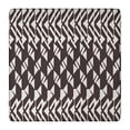 thumbnail image 1 of Black White Geometric Pattern Square Fitted Tablecloth with Elastic Edge,Square Table Cover,Washable Elastic Table Cover for Home Kitchen Party Decor 36"x36", 1 of 6