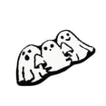 thumbnail image 1 of Black White Ghosts Bath Mat, Gothic Halloween Rug, Washable Non-Slip Goth Bath Mat for Bathroom, Front Door, Bedroom, Kitchen, 1 of 5