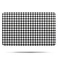thumbnail image 1 of Black White Gingham Checkered Pattern Bathroom Rugs Mat,Non Slip Microfiber Bathroom Rug,Rubber Backing,Soft Bathroom Mats for Bathroom Floor,Tub and Shower,17x27in(43x68cm), 1 of 5