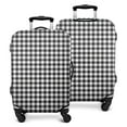 thumbnail image 1 of Black White Gingham Checkered Pattern Luggage Cover Fashion Suitcase Cover Baggage Covers Fit 25-28 Inch Luggage (Go Travel), 1 of 5
