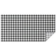 thumbnail image 1 of Black White Gingham Checkered Pattern Rectangle Tablecloth 60"x120",Waterproof Polyester Rectangle Table Cloth, Wipeable Spillproof Polyester Tablecloth for Dining, Camping, Indoor and Outdoor, 1 of 6