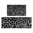 thumbnail image 1 of Black and White Giraffe Pattern Kitchen Rugs Sets Of 2,Anti Fatigue Kitchen Mat Rugs Non Slip Washable,Decorative Kitchen Floor Mats for Kitchen,Sink,Laundry,17"x30"+17"x47", 1 of 7