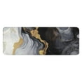thumbnail image 1 of Black White Gold Marble Pattern Kitchen Rug Mat,Kitchen Runner Rugs Non Skid Washable,Decorative Kitchen Floor Mats for Kitchen,Sink,Laundry,17"x47.2", 1 of 7
