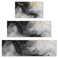 thumbnail image 1 of Black White Gold Marble Pattern Kitchen Rugs Sets Of 3,Kitchen Runner Rugs Non Skid Washable,Decorative Kitchen Floor Mats for Kitchen,Sink,Laundry,17"x30"+ 17"x47" + 17"x59", 1 of 6