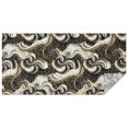 thumbnail image 1 of Black White Gold Marble Pattern Rectangle Tablecloth 60"x120",Waterproof Polyester Rectangle Table Cloth, Wipeable Spillproof Polyester Tablecloth for Dining, Camping, Indoor and Outdoor, 1 of 6