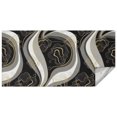 thumbnail image 1 of Black White Gold Marble Pattern Rectangle Tablecloth 60"x120",Waterproof Polyester Rectangle Table Cloth, Wipeable Spillproof Polyester Tablecloth for Dining, Camping, Indoor and Outdoor, 1 of 6