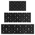 thumbnail image 1 of Black White Gothic Cat Skull Moon Pattern Kitchen Rugs Sets Of 3,Kitchen Runner Rugs Non Skid Washable,Decorative Kitchen Floor Mats for Kitchen,Sink,Laundry,17"x30"+ 17"x47" + 17"x59", 1 of 6
